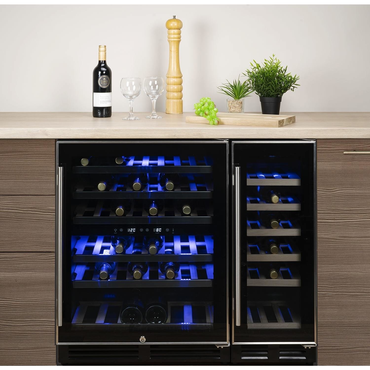 electriQ 18 Bottle Capacity Single Zone Freestanding Wine Cooler