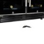 GRADE A2 - electriQ 36 Bottle Freestanding Under Counter Wine Cooler Dual Zone 60cm Wide 82cm Tall - Stainless Steel