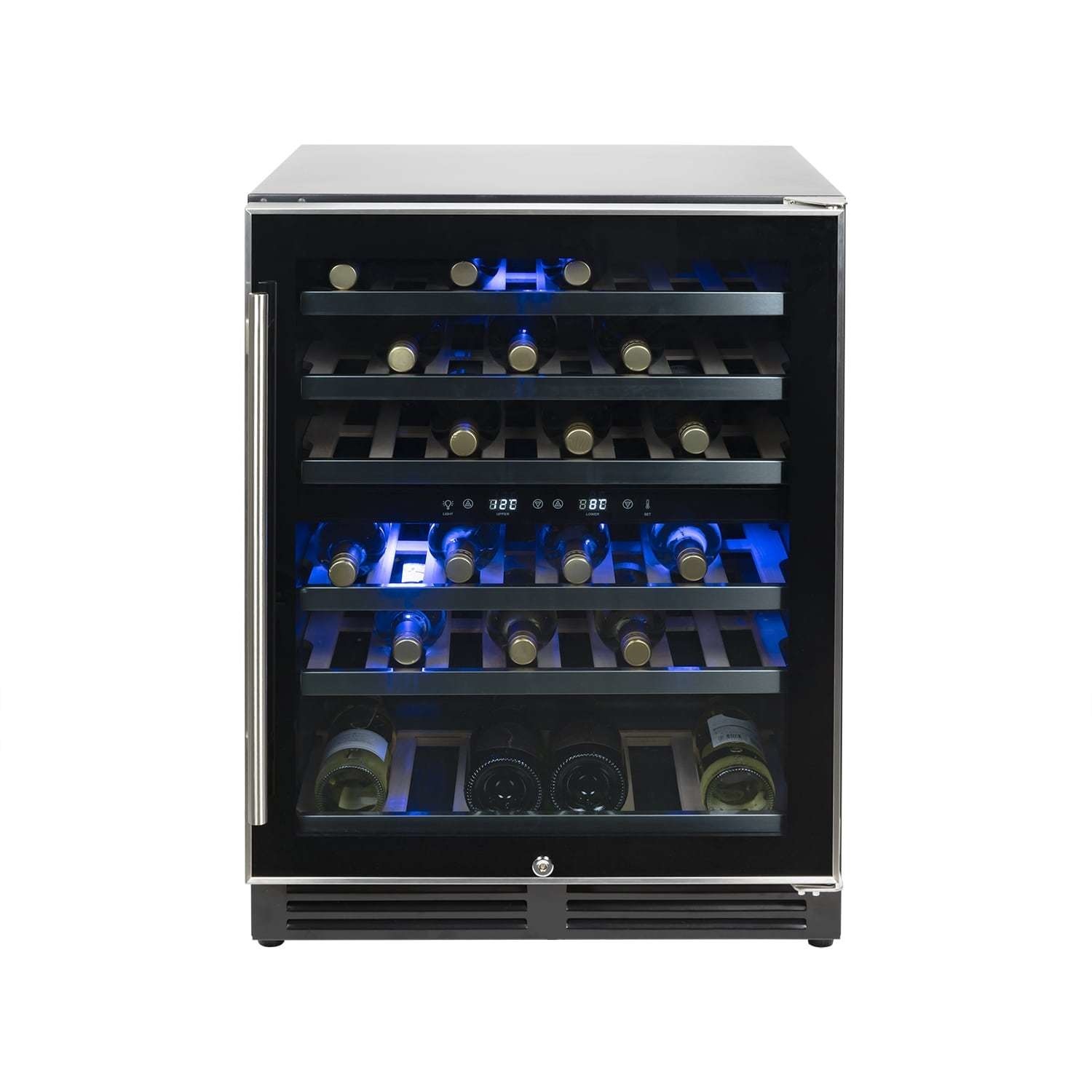 Refurbished electriQ EQWINECH60 51 Bottle Freestanding Under Counter