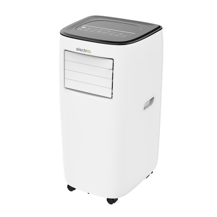 Dual plug EU+UK  electriQ 10000 BTU Quiet Portable Air Conditioner - for rooms up to 28sqm