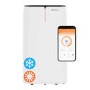 GRADE A3 - electriQ 14000 BTU SMART WIFI App Portable Air Conditioner with heatpump for rooms up to 38 sqm - Alexa Enabled