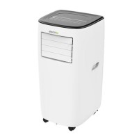 electriQ Dual plug EU+UK  EcoSilent8W 8electriQ 8000 BTU SMART WIFI App-controllable Portable Air Conditioner for rooms up to 20 sqm - Alexa Enabled