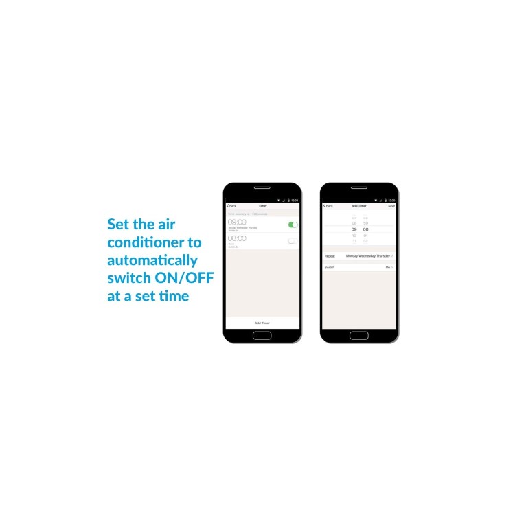 GRADE A3 - EcoSilent 8000 BTU SMART WIFI App Alexa Portable Air Conditioner - for rooms up to 20 sqm