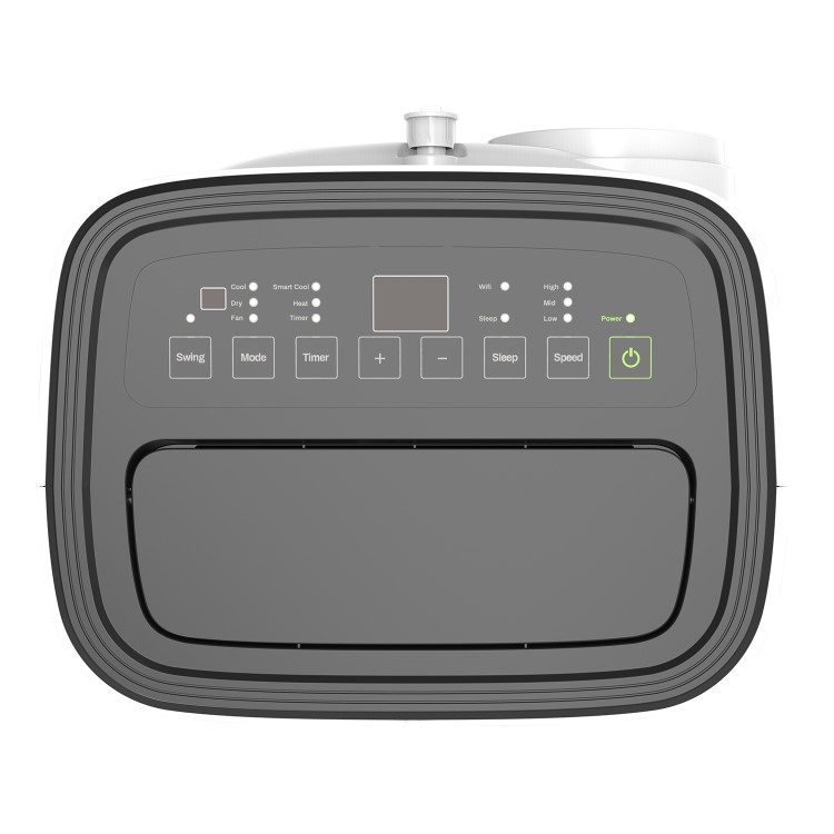 GRADE A3 - EcoSilent 12000 BTU Smart WiFi Portable Air Conditioner with Heat Pump - Heats & Cools All Year Round