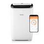 Refurbished electriQ EcoSilent 10500 BTU Smart Portable Air Conditioner with Air Purifier and Heat Pump 