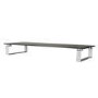 Premium Glass Monitor And Notebook Stand / Riser - Black