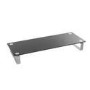Premium Glass Monitor And Notebook Stand / Riser - Black