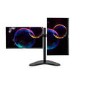 electriQ Freestanding Dual monitor arm for 13" - 32"  Monitors