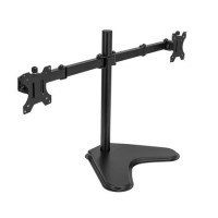 electriQ Freestanding Dual monitor arm for 13" - 32"  Monitors