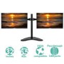 electriQ Freestanding Dual monitor arm for 13" - 32"  Monitors