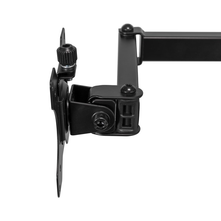 electriQ Freestanding Dual monitor arm for 13" - 32"  Monitors