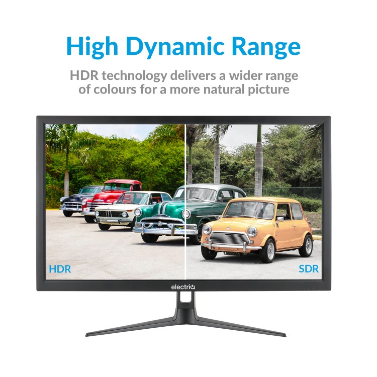 Refurbished ElectriQ 24" 4K UHD 60Hz FreeSync HDR Gaming Monitor