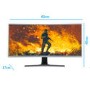 electriQ 35" WQHD UltraWide Curved Gaming Monitor