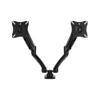 electriQ Dual Monitor Arms with USB Ports for monitors up to 27 inch