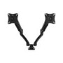 electriQ Dual Monitor Arms with USB Ports for monitors up to 27 inch