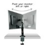 GRADE A1 - Single Monitor Bracket with USB Ports