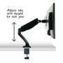 GRADE A1 - Single Monitor Bracket with USB Ports