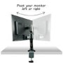 GRADE A1 - Single Monitor Bracket with USB Ports