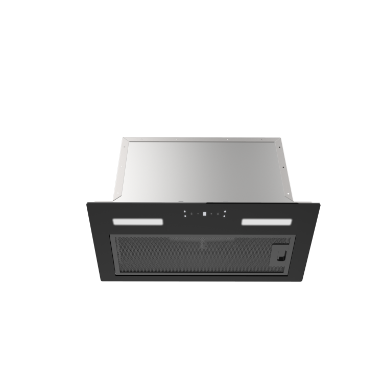 Refurbished electriQ Eiq52gcanopy 52cm Canopy Cooker Hood with Gesture and Remote Control