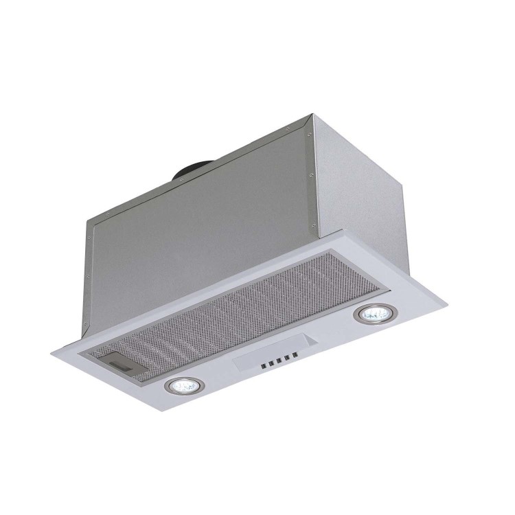 electriQ 70cm Canopy Cooker Hood - White
