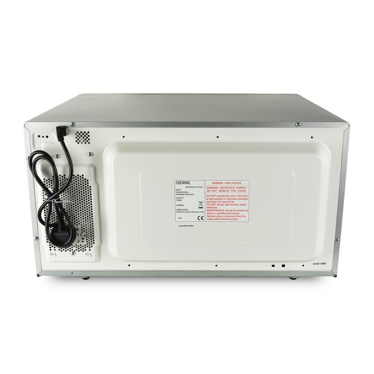electriQ 1250W 60L Large Capacity Programmable Commercial Freestanding Microwave with Humidity Senso
