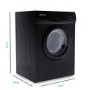 Refurbished electriQ Eiqtd7black Freestanding 7KG Vented Tumble Dryer Black