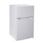 Refurbished electriQ Eiqucffwh Freestanding 86 Litre 60/40 Under Counter Fridge Freezer White