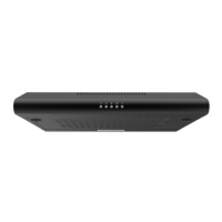 electriQ 60cm Visor Cooker Hood in Black