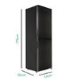 Refurbished electriQ Eq175fflfInoxd Freestanding 253 Litre 50/50 Fridge Freezer