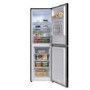 electriQ 253 Litre 50/50 Fridge Freezer - Black