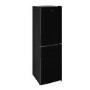 electriQ 253 Litre 50/50 Fridge Freezer - Black