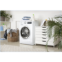 Refurbished electriQ Eqmwm8kgfl Freestanding 8KG 1400 Spin Washing Machine White