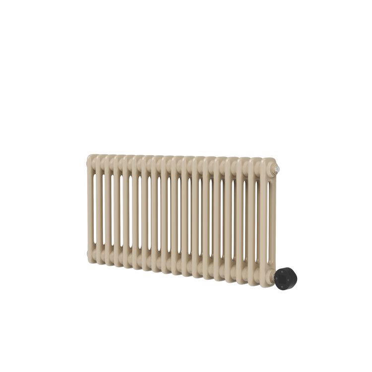 Beige Grey Horizontal Smart Electric Radiator with Wi-Fi Thermostat - 1200W - H400xW830mm - Bathroom Safe