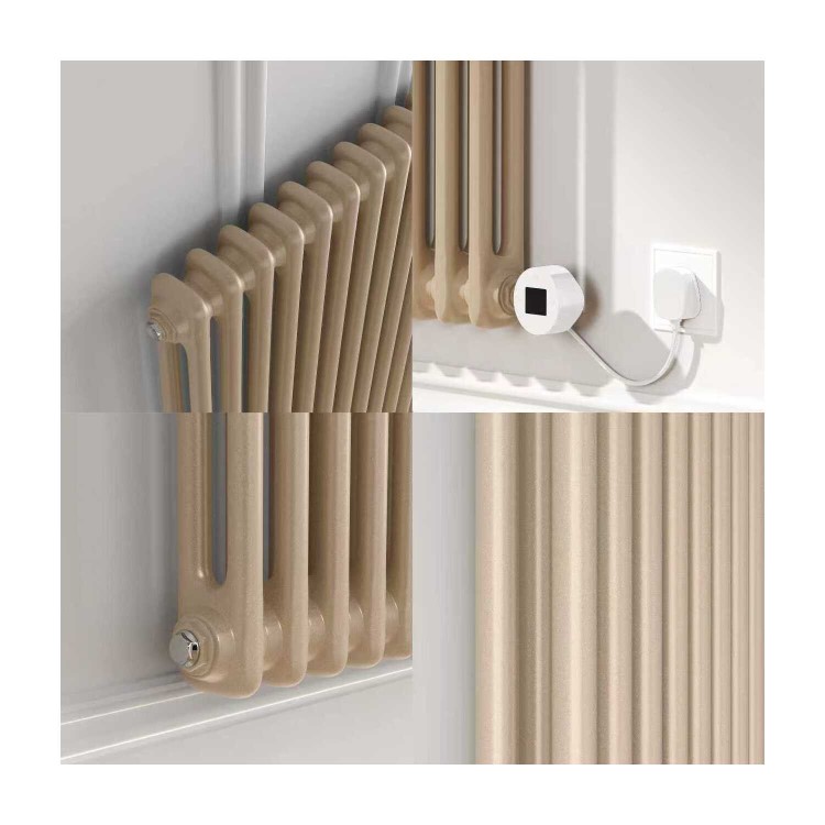 Cleopatra Horizontal Smart Electric Radiator with Wi-Fi Thermostat - 1200W - H400xW830mm - Bathroom Safe