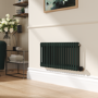 Evergreen Horizontal Smart Electric Radiator with Wi-Fi Thermostat - 1200W - H400xW830mm - Bathroom Safe