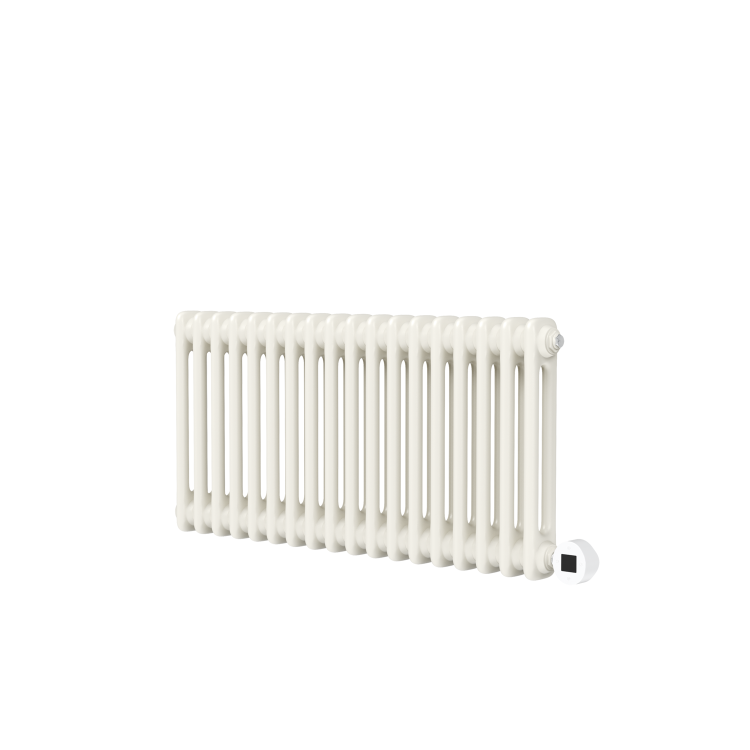 Linen Horizontal Smart Electric Radiator with Wi-Fi Thermostat - 1200W - H400xW830mm - Bathroom Safe