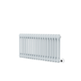 Salt & Pepper Horizontal Smart Electric Radiator with Wi-Fi Thermostat - 1200W - H400xW830mm - Bathroom Safe