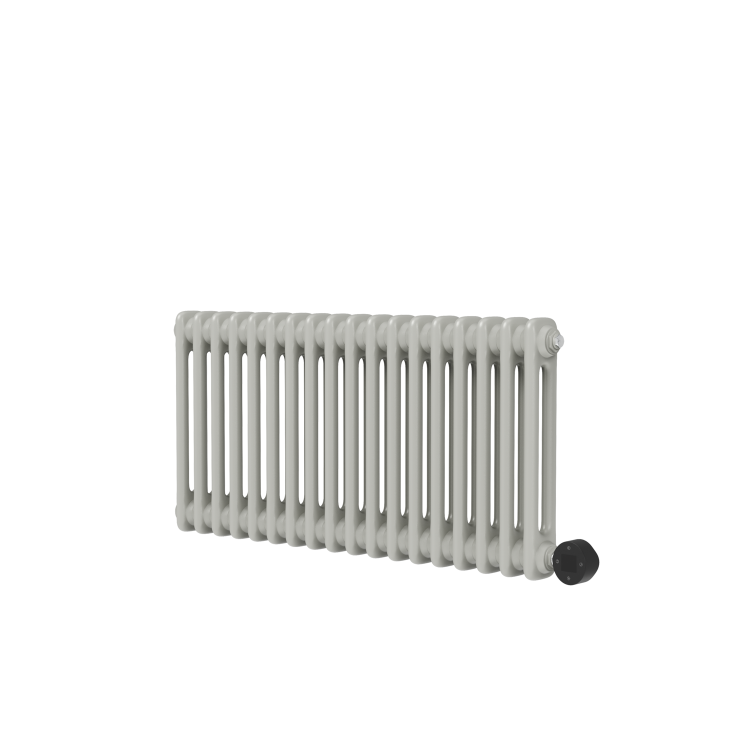 Smoked Stone Horizontal Smart Electric Radiator with Wi-Fi Thermostat - 1200W - H400xW830mm - Bathroom Safe
