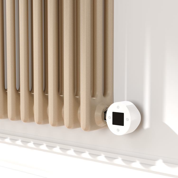 Cleopatra Horizontal Smart Electric Radiator with Wi-Fi Thermostat - 1200W - H400xW1190mm - Bathroom Safe