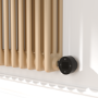 Elk Brown Horizontal Smart Electric Radiator with Wi-Fi Thermostat - 1200W - H400xW1190mm - Bathroom Safe
