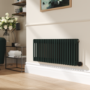 Evergreen Horizontal Smart Electric Radiator with Wi-Fi Thermostat - 1200W - H400xW1190mm - Bathroom Safe