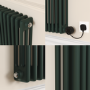 Evergreen Horizontal Smart Electric Radiator with Wi-Fi Thermostat - 1200W - H400xW1190mm - Bathroom Safe