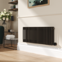 Russet Horizontal Smart Electric Radiator with Wi-Fi Thermostat - 1200W - H400xW1190mm - Bathroom Safe