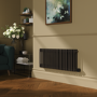 Russet Horizontal Smart Electric Radiator with Wi-Fi Thermostat - 1200W - H400xW1190mm - Bathroom Safe