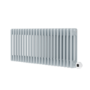 Salt & Pepper Horizontal Smart Electric Radiator with Wi-Fi Thermostat - 1200W - H400xW1190mm - Bathroom Safe