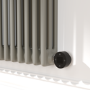 Smoked Stone Horizontal Smart Electric Radiator with Wi-Fi Thermostat - 1200W - H400xW1190mm - Bathroom Safe