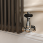 Reggio Russet Horizontal Double Column Traditional Radiator 600x830mm 2832 BTU - Cast Iron Style