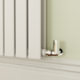Riace White Horizontal Flat Designer Radiator 800x884mm Double Panel 4286 BTU