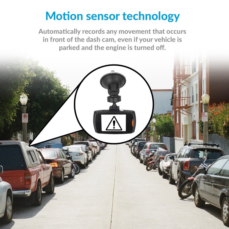 electriQ 1080p Full HD Dashcam with wide angle lens