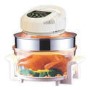 electriQ 17 Litre Premium Halogen Oven with Digital Controls and Full Cooking Accessories Pack